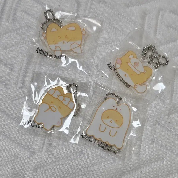 [BUNJANG] Baekhyun "Fluffy" Gacha Acrylic Keyring Set / 백현 터래기 가챠 아크릴키링 세트 -1