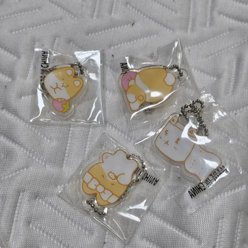 [BUNJANG] Baekhyun Fluffy Gacha Acrylic Keyring Set / 백현 터래기 가챠 아크릴키링 세트 -3