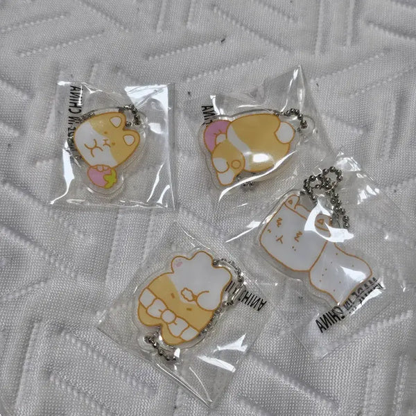 [BUNJANG] Baekhyun Fluffy Gacha Acrylic Keyring Set / 백현 터래기 가챠 아크릴키링 세트 -3