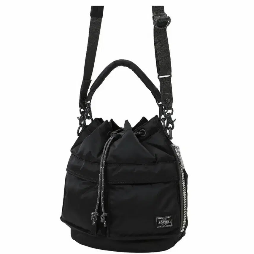 [BUNJANG] Yoshida Porter Tanker Bucket Bag Balloon Bag Black / 요시다포터 탱커 복조리백 벌룬백 블랙