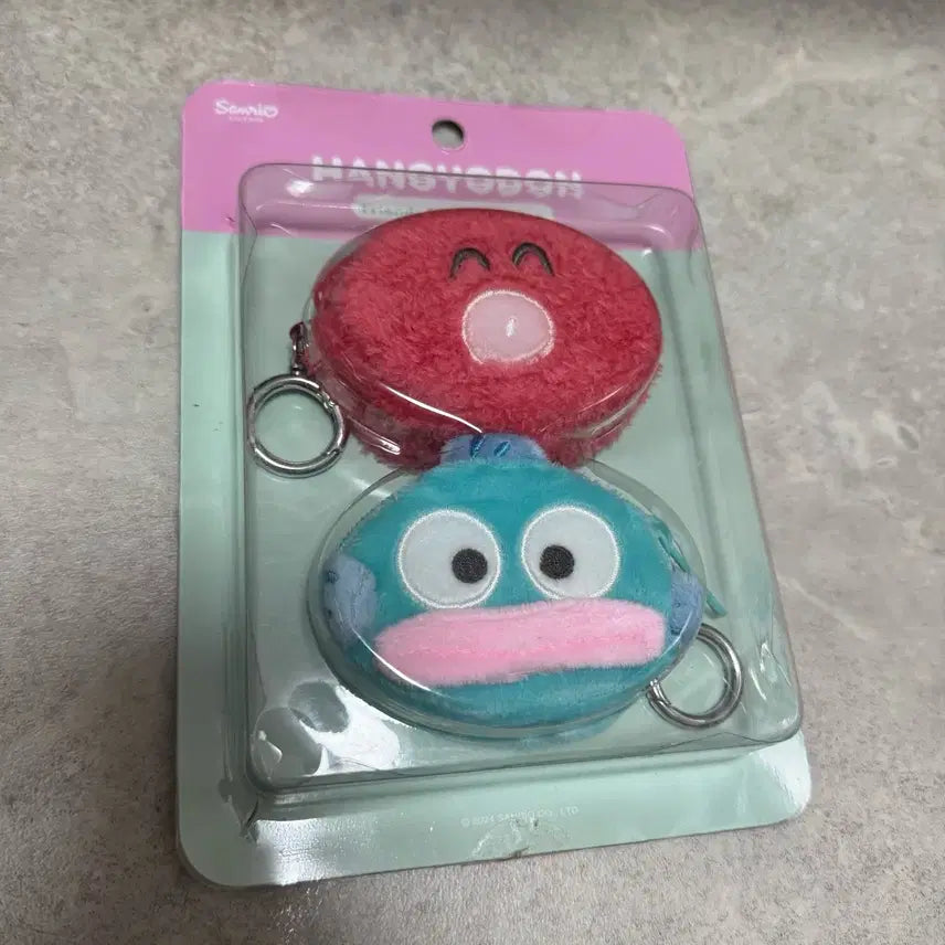 [BUNJANG] Sanrio Hangyodon Sayuri Coin Purse Keychain Set / 산리오 한교동 사유리 동전지갑 키링 2종세트