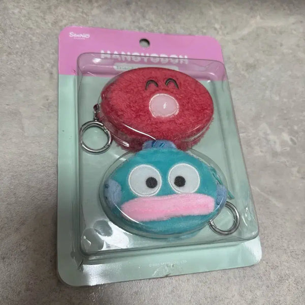 [BUNJANG] Sanrio Hangyodon Sayuri Coin Purse Keychain Set / 산리오 한교동 사유리 동전지갑 키링 2종세트