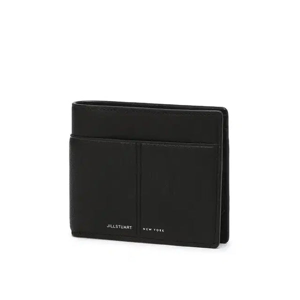 [BUNJANG] Jill Stuart Men's Calfskin Bifold Wallet Black / 질스튜어트 남성 소가죽 반지갑 블랙 새제품