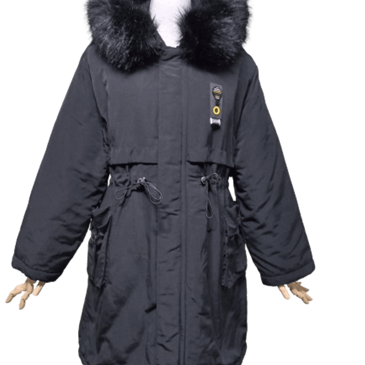 [BUNJANG] Women's Hooded Long Padded Parka Jumper Coat / 여성 퍼배색 겨울용 여자 후드야상롱패딩점퍼코트 프리