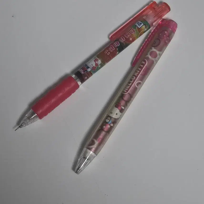 [BUNJANG] Vintage Hello Kitty Mechanical Pencil Set / 고전문구 헬로키티 고전 샤프