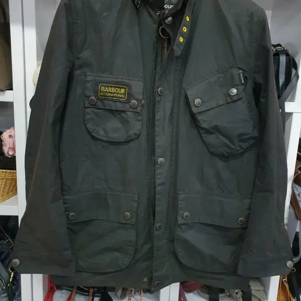 [BUNJANG] Barbour Waxed Jacket M / 바버 왁스 자켓 M 사용감많음