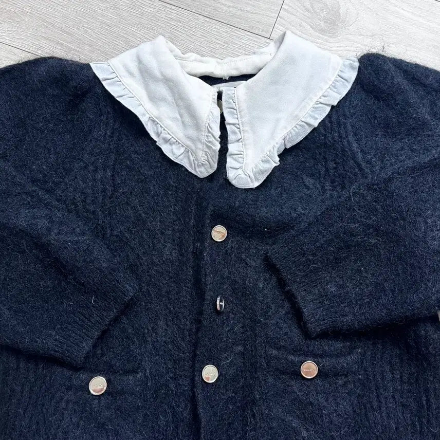 [BUNJANG] Sandro Detachable Collar Cardigan / 산드로 가디건 탈부착 카라