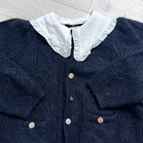 [BUNJANG] Sandro Detachable Collar Cardigan / 산드로 가디건 탈부착 카라