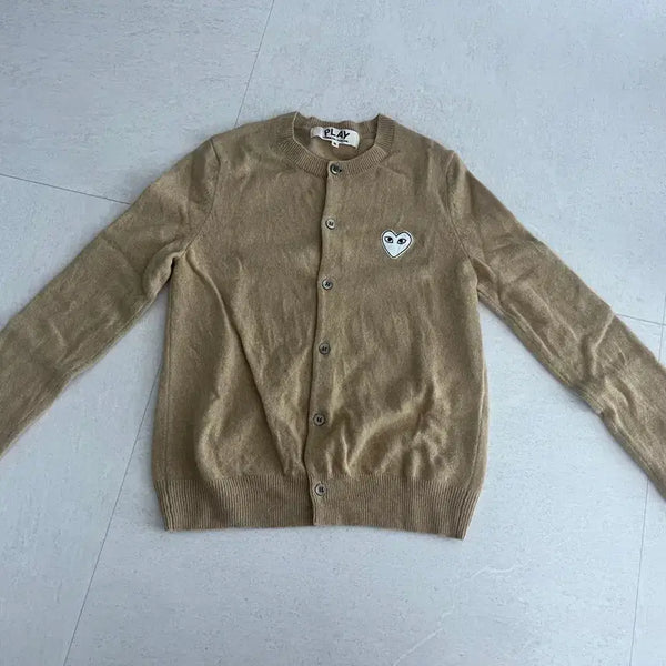 [BUNJANG] Comme des Garçons Wool Cardigan Beige / 꼼데가르송 울 가디건 베이지
