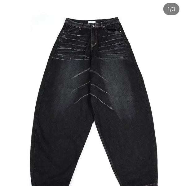 [BUNJANG] Newchiefchic DP PA Washing Baggy Jeans / 뉴치프시크dp 배기진