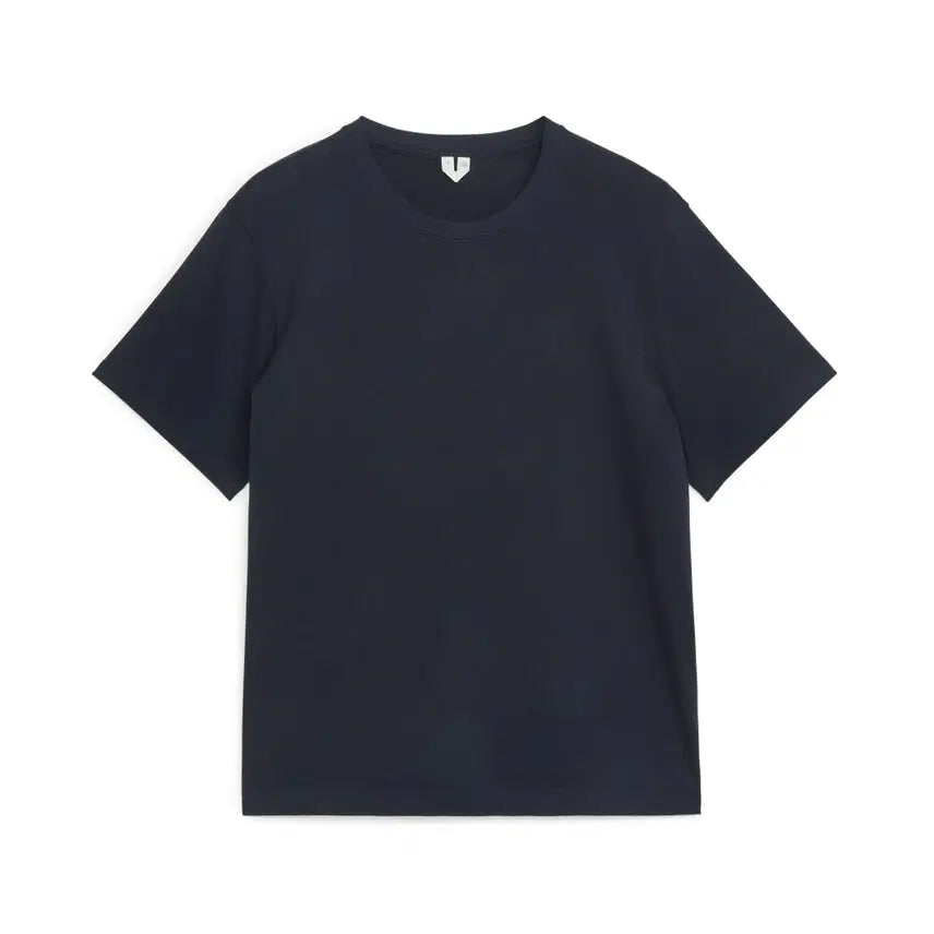 [BUNJANG] Arket Heavyweight T-shirt Dark Blue / [M] 아르켓 Arket 헤비웨이트 반팔티셔츠 다크블루
