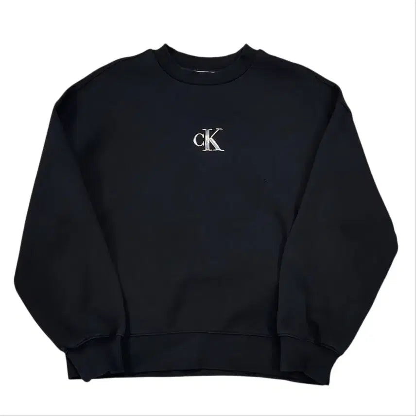 [BUNJANG] Calvin Klein Sweatshirt Black S / 캘빈클라인 맨투맨 블랙 S