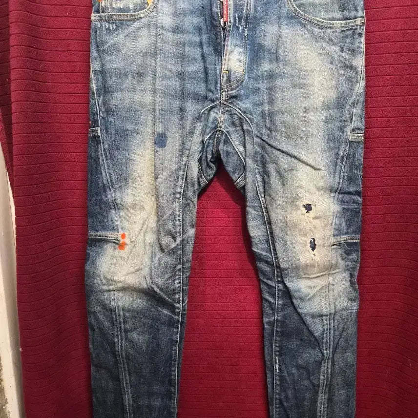 [BUNJANG] Dsquared2 Men's Washed & Distressed Denim Jeans / (31)디스퀘어드2 청바지 워싱 데미지 남성용