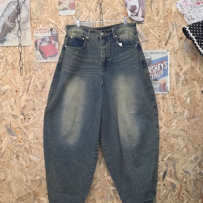 [BUNJANG] TheCross Big Boogie Balloon Wide Pants M / 더크로스 빅부기 벌룬 와이드 팬츠 M