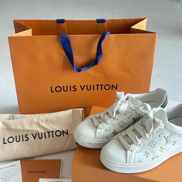 [BUNJANG] Louis Vuitton Time Out Sneakers Gold / 루이비통 타임아웃 스니커즈 골드 (백화점상품)