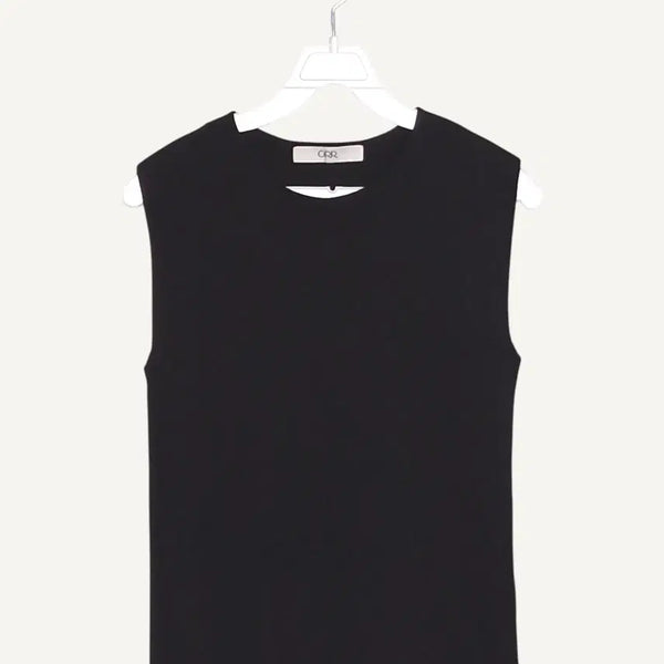 [BUNJANG] ORR Black Sleeveless Knit M_A703 / 오르 ORR 검정 민소매 니트 M_A703
