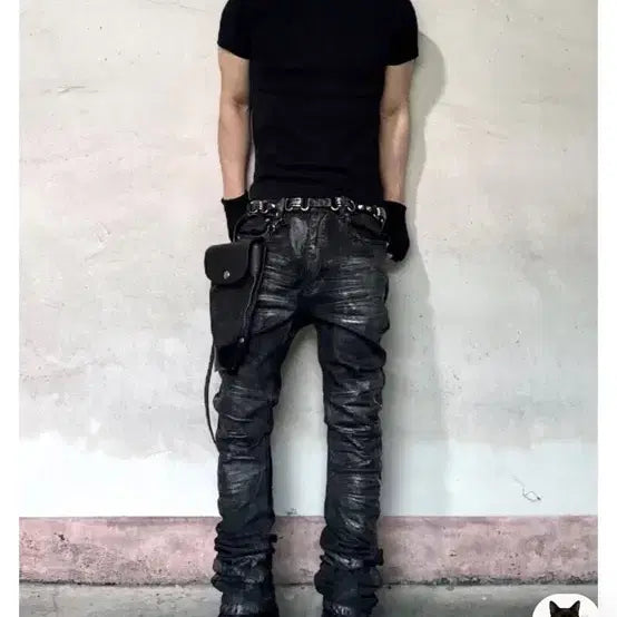 [BUNJANG] DOX Hardbrush Cat Jeans / DOX 하드브러시 캣진 바지