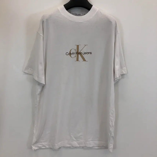 [BUNJANG] Calvin Klein Monogram Oversized T-Shirt (M/95-100) / ck 캘빈클라인 모노그램 오버반팔 M 95-100