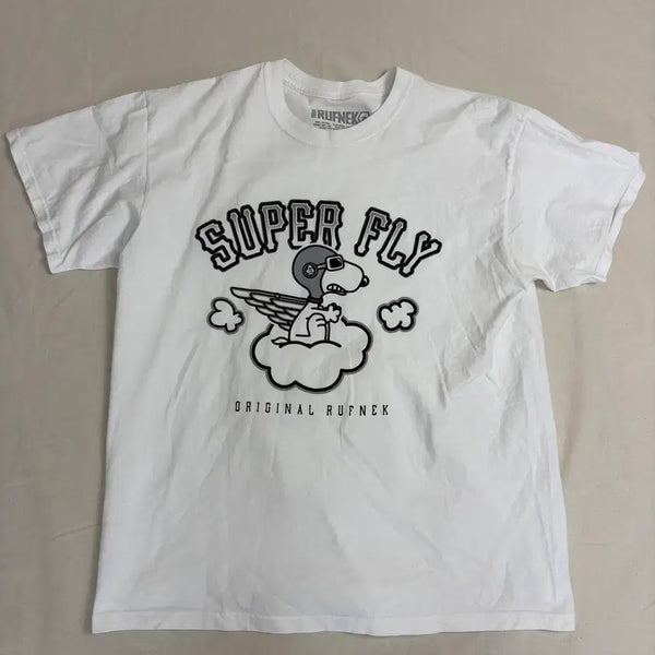 [BUNJANG] Rufnek Super Fly Snoopy T-Shirt XL / Rufnek 슈퍼플라이 스누피 반팔티셔츠 XL