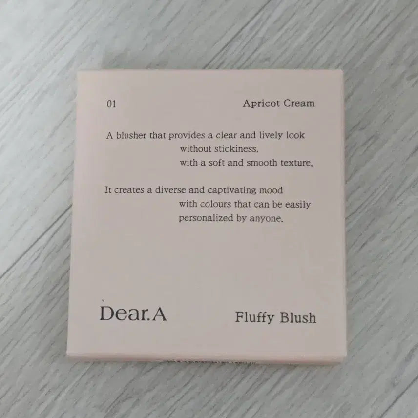 [BUNJANG] Dear A Fluffy Blush Apricot Cream First Crush / 새상품) 디어에이 플러피 블러쉬 애프리코스림 퍼스트크러쉬