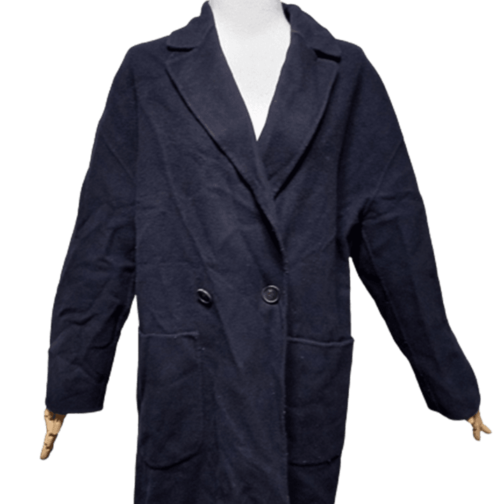 [BUNJANG] Studio Tomboy Authentic Angora Wool Blend Long Tailored Coat / 스튜디오톰보이 정품 여자 앙고라소재 여성 모직롱코트자켓 프리