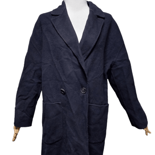 [BUNJANG] Studio Tomboy Authentic Angora Wool Blend Long Tailored Coat / 스튜디오톰보이 정품 여자 앙고라소재 여성 모직롱코트자켓 프리
