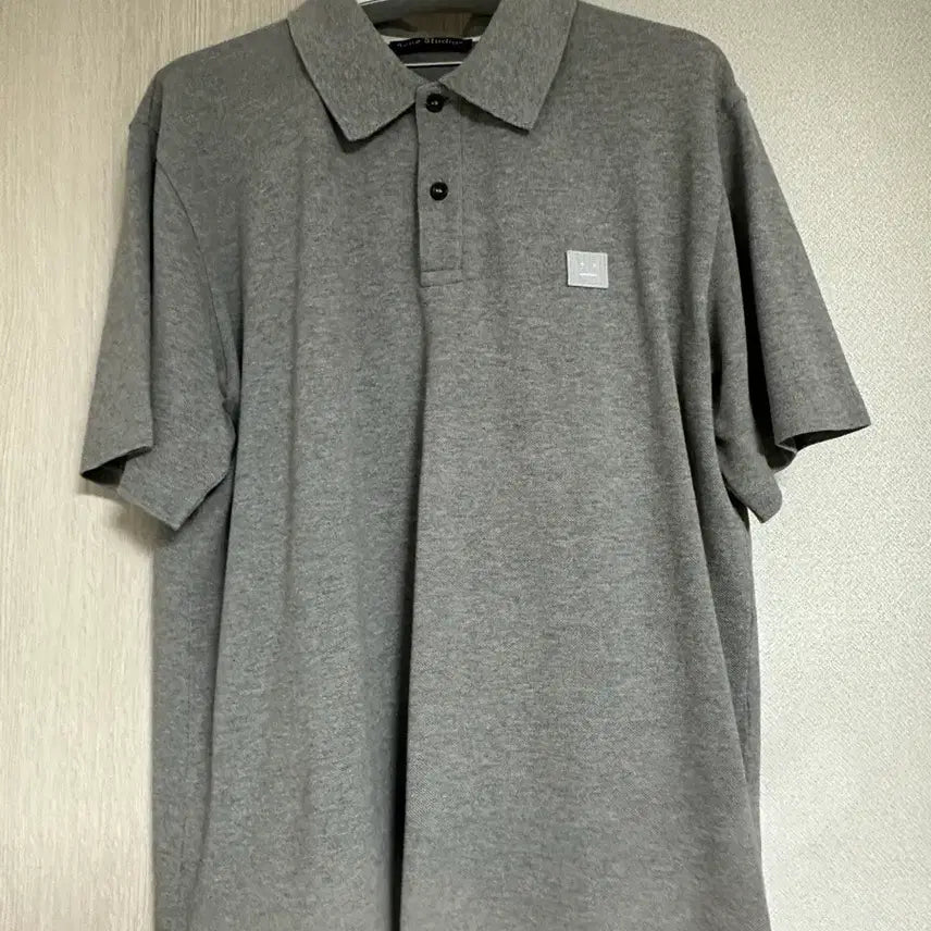 [BUNJANG] Acne Studios Melange Grey PK Collar T-shirt L / [L] 아크네 스튜디오 폴로 PK 카라티