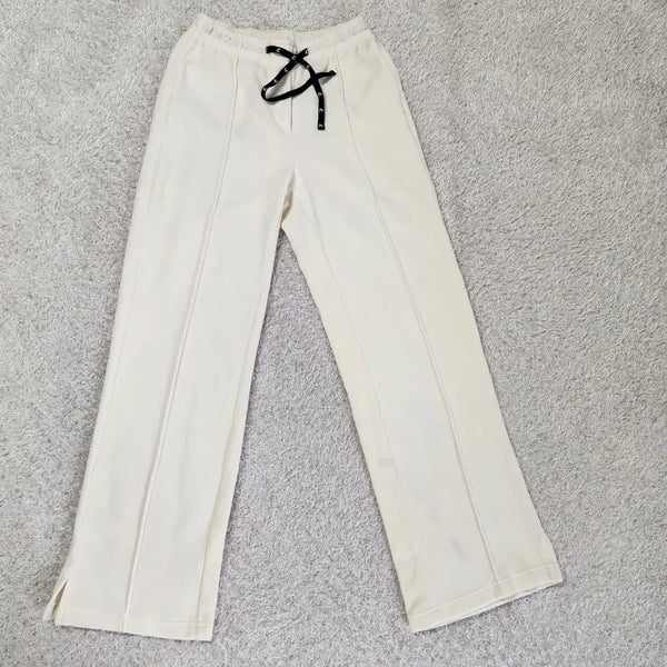 [BUNJANG] Juicy Couture Velour Logo String Wide Pants (Size 55) / 쥬시꾸뛰르 벨로아 로고 스트링 와이드 팬츠 55
