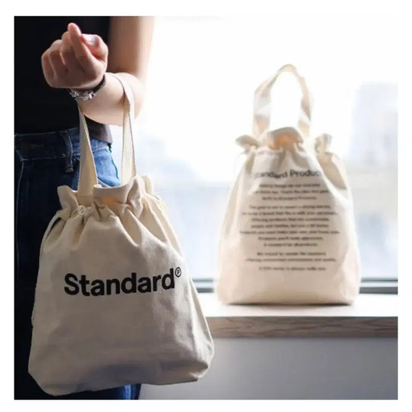 [BUNJANG] Standard Product Drawstring Cooler Bag (Ivory) / 스탠다드프로덕트 복조리 보냉백(아이보리) 새상품
