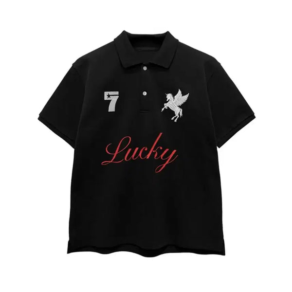 [BUNJANG] IFILLUKEY Short Sleeve Polo T-Shirt / (새상품) 아이필럭키 카라티 반팔 티셔츠