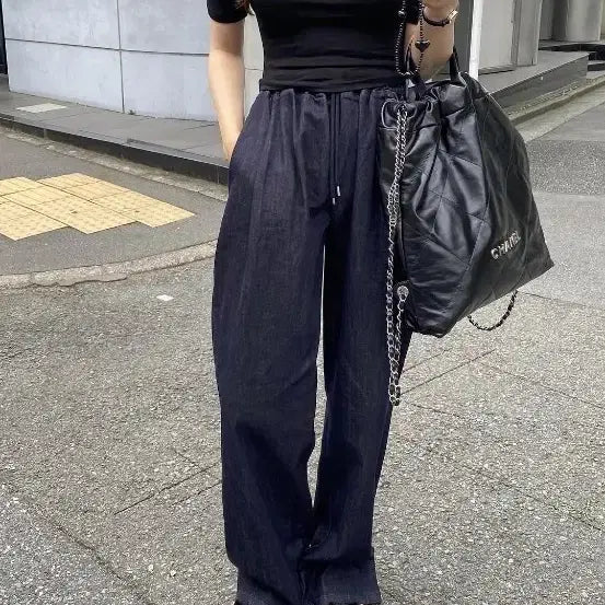 [BUNJANG] Love Meow Wide Fit Denim Pants / 러브미우 팬츠(실사0)
