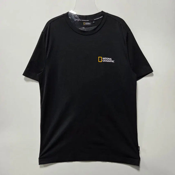 [BUNJANG] National Geographic Coolmax Artwork Short Sleeve T-Shirt - Black (M) / 내셔널지오그래픽 블랙 쿨맥스 아트웍 반팔티 M 26081005