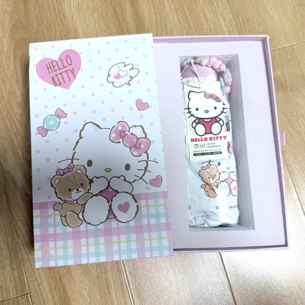 [BUNJANG] Sanrio Hello Kitty Umbrella White / 산리오 헬로키티 키티 양우산 화이트