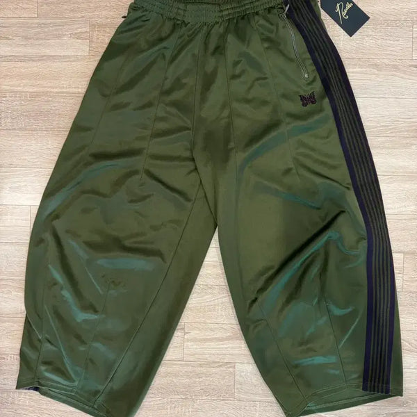 [BUNJANG] Needles H.D. Track Pants Poly Smooth Olive L / 니들스 H.D. 트랙 팬츠 폴리 스무스 올리브