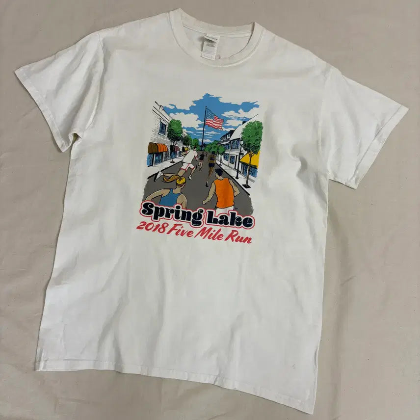 [BUNJANG] Gildan Spring Lake 2018 T-Shirt / Gildan 길단 스프링 레이크 2018 반팔티셔츠 M