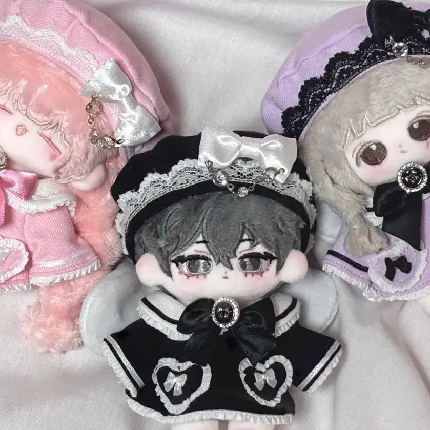[BUNJANG] Blanc Bunny 10cm Doll Clothes Black / 10cm 인형옷 블랑버니 블랙 양도