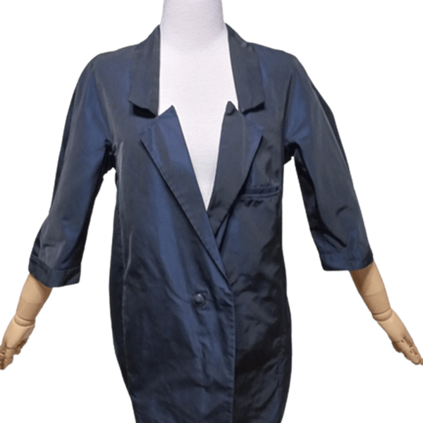 [BUNJANG] KUHO Women's Balloon Spring/Fall Long Windbreaker Jacket Size 85-94 / 구호KUHO 정품 벌룬 여자 춘추용 여성 바람막이롱자켓85-94