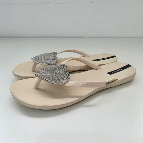 [BUNJANG] IPANEMA Heart Flip-Flops Size 250 / [250]이파네파 하트 쪼리