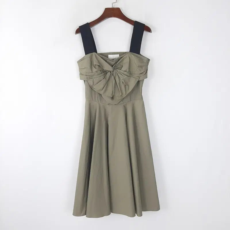 [BUNJANG] Lenibon Ribbon Bustier Dress XS / 레니본 리본 뷔스티에 원피스 XS