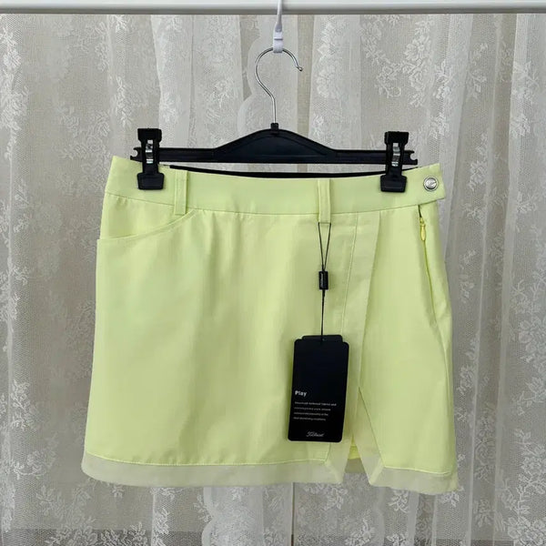 [BUNJANG] Titleist Golf Mini Skirt Lemon / 64) 새상품 타이틀리스트 골프 미니 스커트 레몬