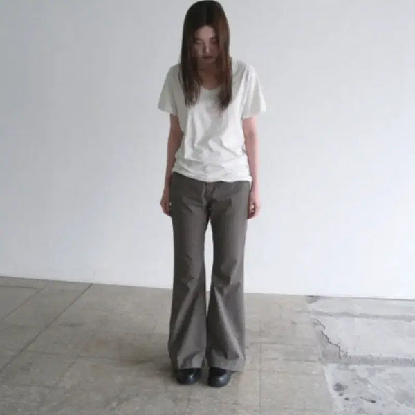 [BUNJANG] After Monday New Bootcut Cotton Pants / 에프터먼데이 new 부츠컷 코튼 팬츠