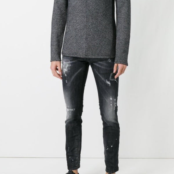 [BUNJANG] Dsquared2 Clement Paint Span Denim Jeans / 32인치)디스퀘어드 페인팅 클레멘트 스판 청바지
