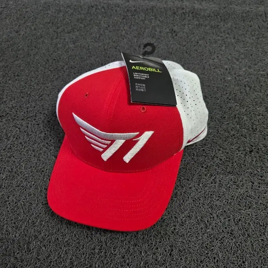 [BUNJANG] Nike Aerobill T1 Cap Red White / 나이키 에어로빌 T1 볼캡 레드 화이트
