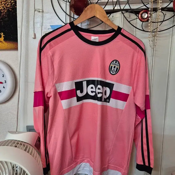 [BUNJANG] Juventus Pink Long Sleeve Jersey / 유벤투스 핑크 롱슬리브 져지  90  95