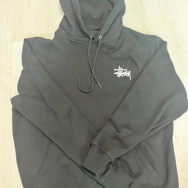 [BUNJANG] Stussy Basic Logo Hoodie Black / 스투시 기본 로고 후드티 블랙