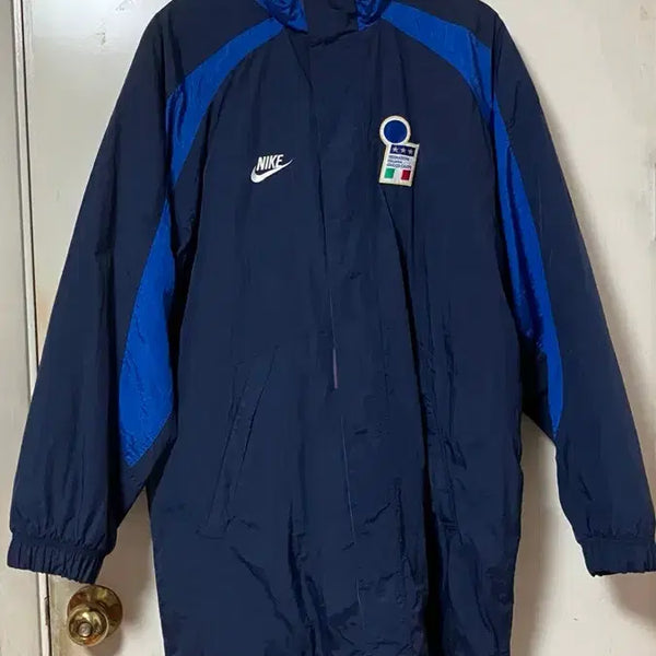 [BUNJANG] Nike 96-98 Italy Training Bench Coat Old School / 나이키  96-98 이탈리아 트레이닝 올드스쿨 벤치코트