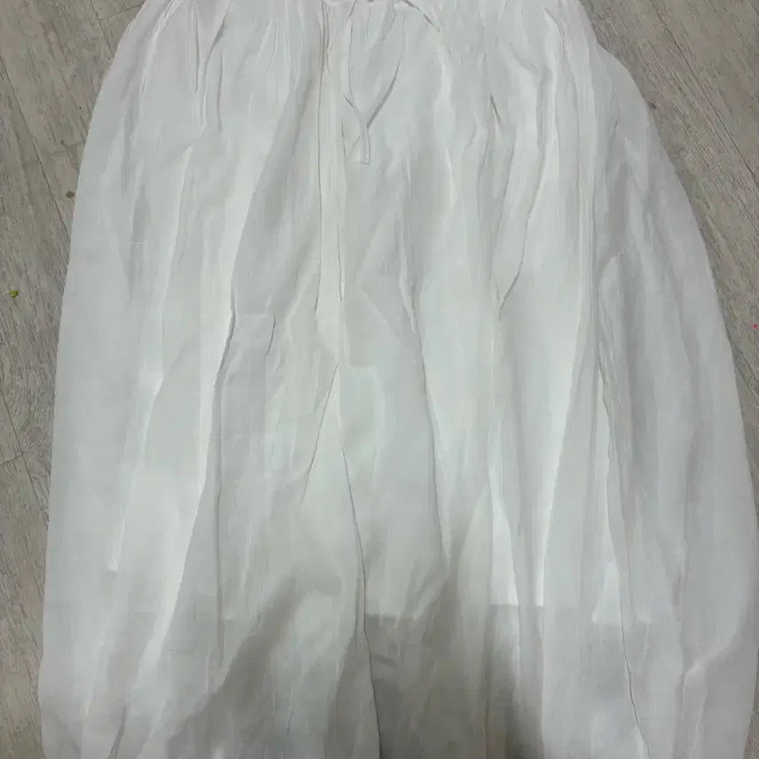 [BUNJANG] White Long Skirt / 미니포에 롱 스커트