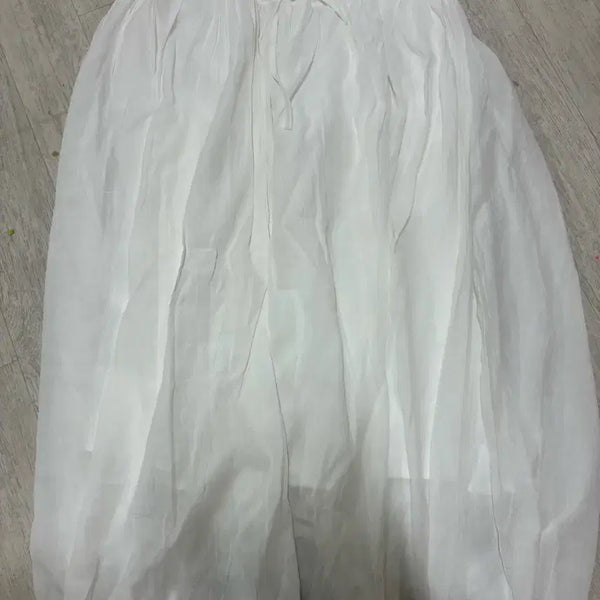 [BUNJANG] White Long Skirt / 미니포에 롱 스커트
