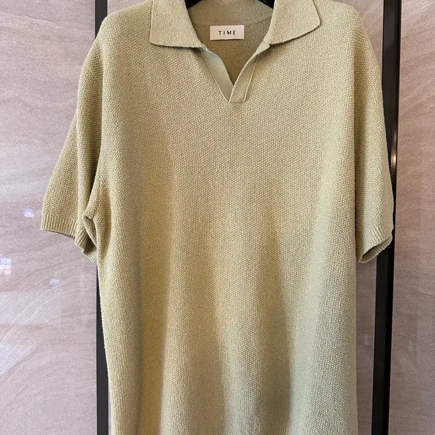 [BUNJANG] Time Homme Short Sleeve Knit / 타임옴므 반팔 니트