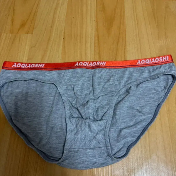 [BUNJANG] Men's Modal Briefs (Gray/Black/Blue) Size 105 / 남성 삼각팬티 (그레이/블랙/블루) 105 개당가격